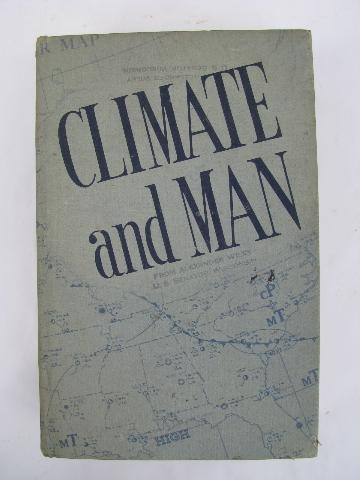 photo of 1940s USDA agriculture and farming yearbook, climate change, weather and man #1