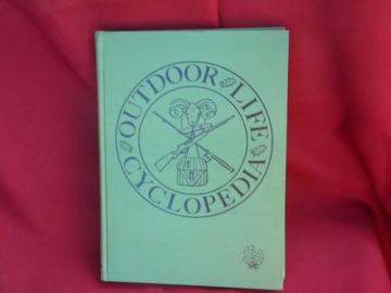 catalog photo of 1940s illustrated Outdoor Life Cyclopedia dog training, fishing etc.