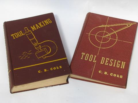 photo of 1940s illustrated technical books machinists tool design & making #1