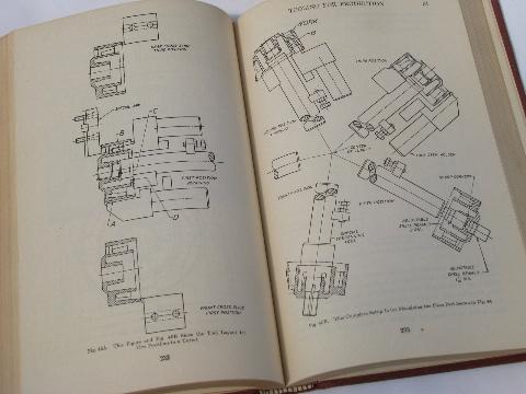 photo of 1940s illustrated technical books machinists tool design & making #4