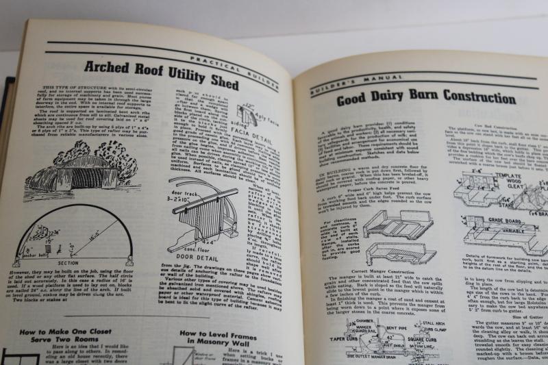 photo of 1940s vintage Practical Builder how to manual DIY building repair construction #8