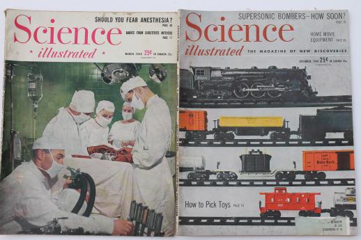 photo of 1940s vintage Science Illustrated magazine lot, popular scientific magazines #3