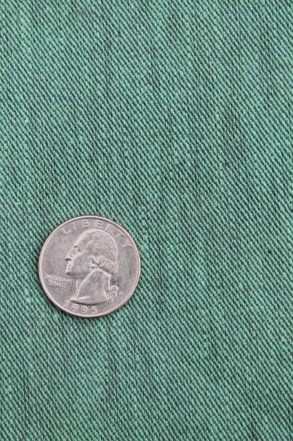 photo of 1940s vintage cotton fabric lot, striped shirting work shirt or sport camp stripes  #4