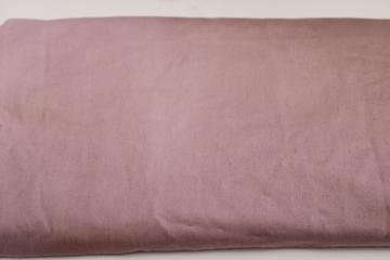 catalog photo of 1940s vintage mauve pink soft washed cotton twill chino fabric 10 yards