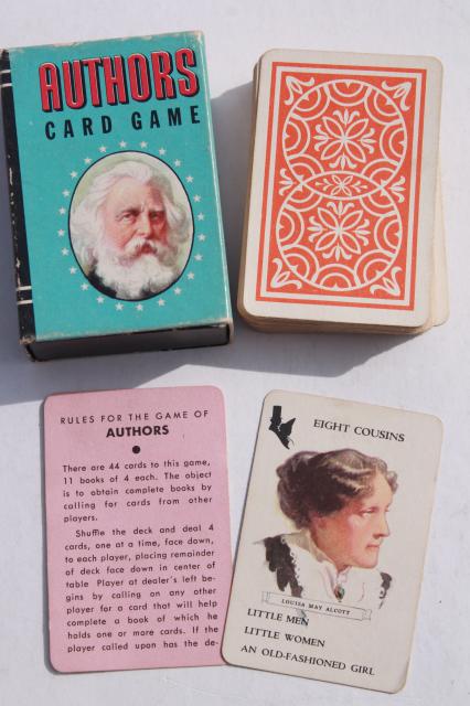 photo of 1940s vintage playing cards, mini card games w/ Donald Duck, Animal Rummy, Snap etc. #7