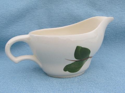 photo of 1940s-50s vintage hand-painted apple pitcher, Blue Ridge or Stetson #2