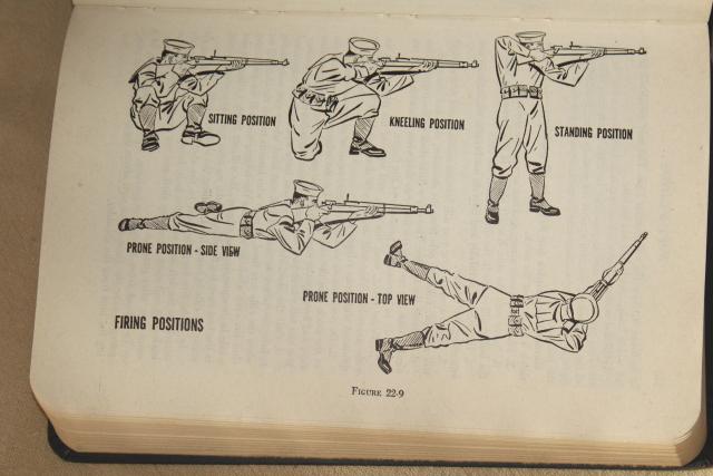 photo of 1944 Bluejackets Manual, WWII US Navy sailors handbook military training guide #9