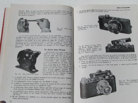 photo of 1944 Leica camera photography manual w/ illustrations of vintage photo equipment #3