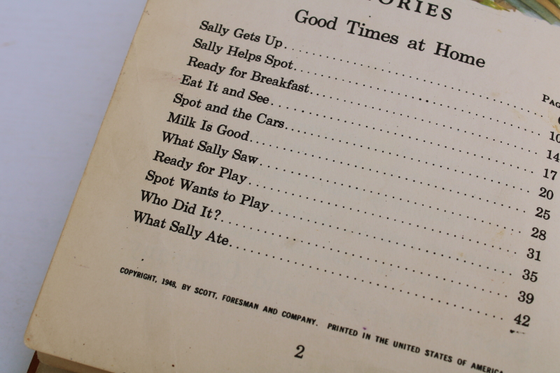 photo of 1948 Good Times With Our Friends Dick & Jane vintage early reader school reading book  #4