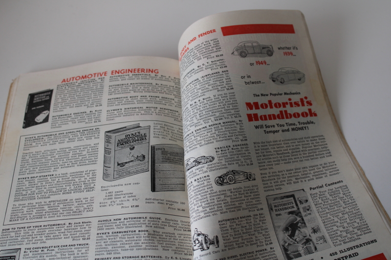 photo of 1949 Popular Mechanics Home Kinks hacks & projects, tools, building 50s style cover art  #5