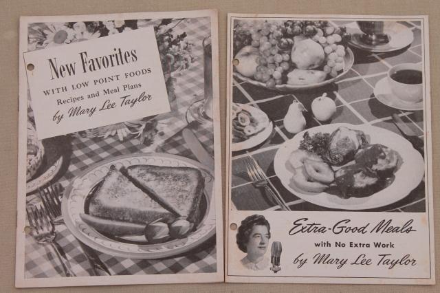 photo of 1950s 60s 70s cookbooks lot, old advertising recipe booklets, vintage appliance guides #14