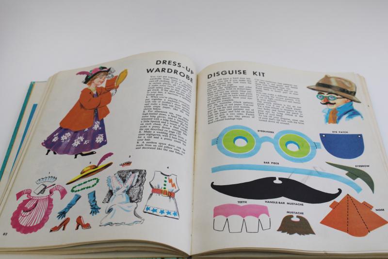 photo of 1950s vintage Giant Golden Book, McCalls Make It Book crafts, party projects for children #8