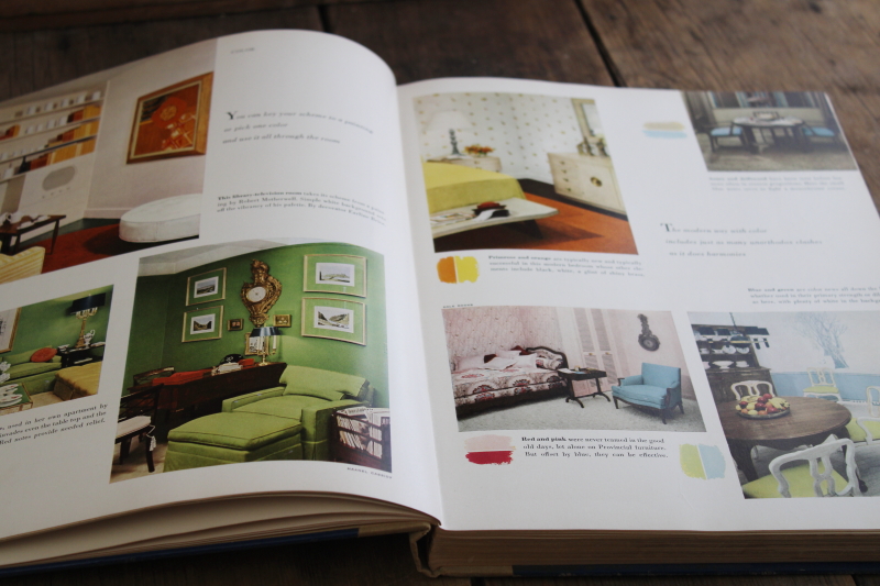 photo of 1950s vintage House & Garden guide to interior decoration, design style traditional to mid century modern #4