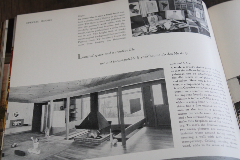 photo of 1950s vintage House & Garden guide to interior decoration, design style traditional to mid century modern #7