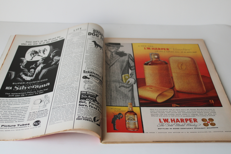 photo of 1950s vintage Life magazine complete w/ ads, September 10 1956, more segregation photos  #4