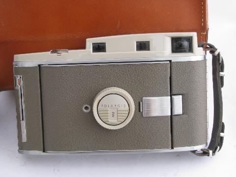 photo of 1950s vintage Polaroid model 800 land camera w/light meter/shutter etc #2