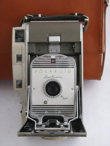 photo of 1950s vintage Polaroid model 800 land camera w/light meter/shutter etc #4