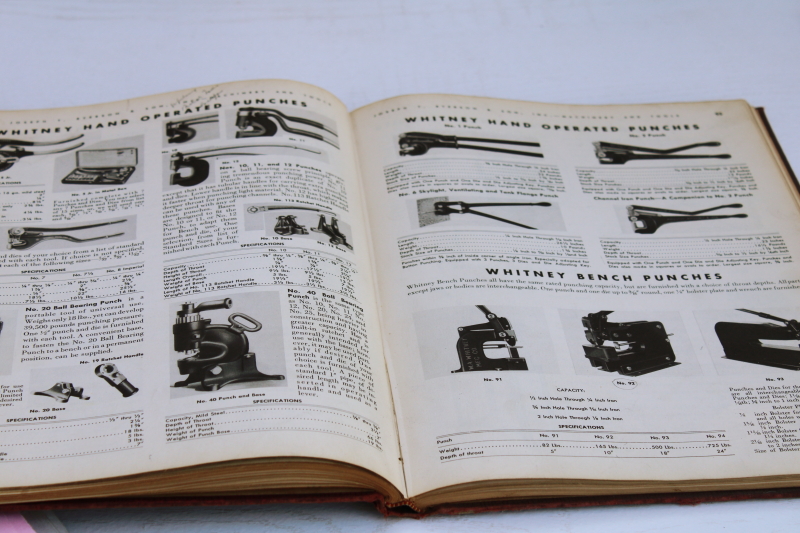 photo of 1950s vintage Ryerson illustrated catalog machinery tools for metal fabrication industrial manufacturing #5