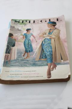 1950s vintage Spiegel's mail order catalog, 1957 Spring / Summer big book