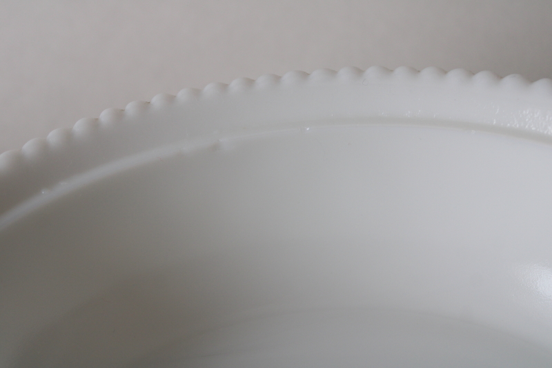 photo of 1950s vintage Westmoreland milk glass hen on nest covered dish, red comb white chicken  #8