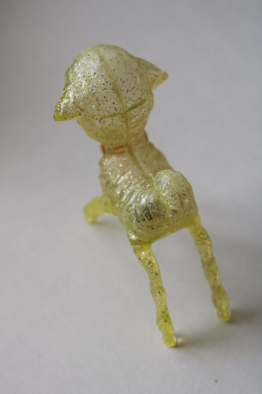 1950s vintage baby toy, glitter hard plastic rattle, little lamb for ...