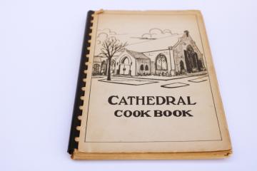 catalog photo of 1950s vintage cookbook Eau Claire Wisconsin Christ Church Cathedral 
