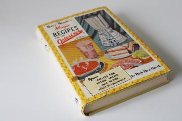 catalog photo of 1950s vintage cookbook, Osterizer beehive blender Mary Meade Magic Recipes 