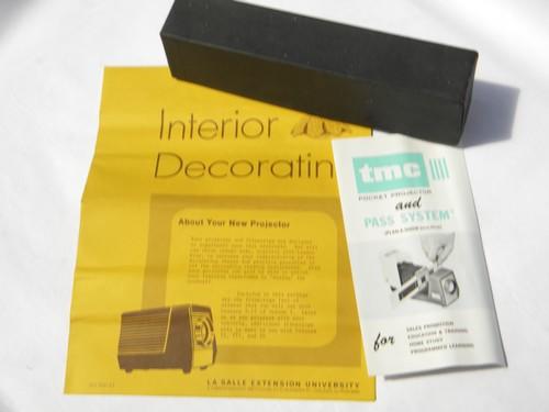 photo of 1950s vintage interior decorating slideshow slide strips room interiors #5