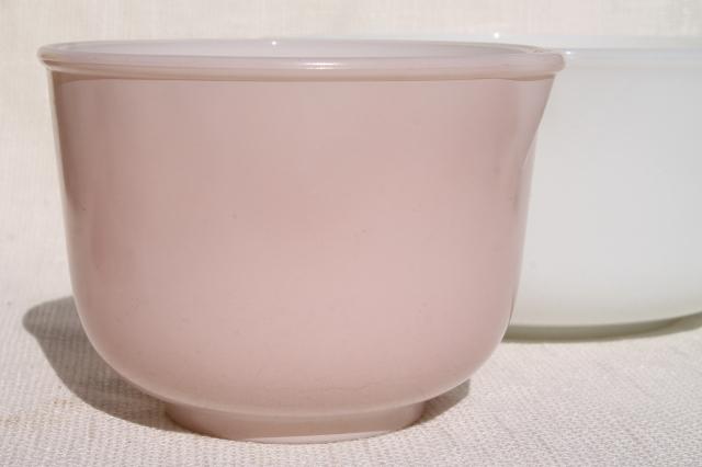 photo of 1950s vintage pink Sunbeam Mixmaster electric mixer, original bowls, works! #10