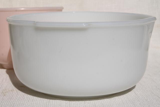 photo of 1950s vintage pink Sunbeam Mixmaster electric mixer, original bowls, works! #11