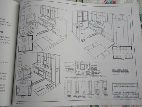 photo of 1952 USAD bulletin build kitchen cabinets for the remodeled farmhouse #2