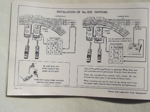 photo of 1954 vintage Lionel Trains instruction book, 64 pg illustrated booklet  #7