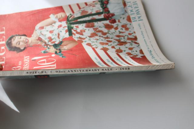 photo of 1958 Spiegel's summer sale mail order catalog, mid-century mod vintage #5