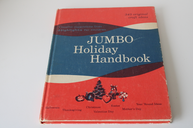 photo of 1960s Highlights jumbo book of holiday crafts, decorations & projects for all seasons & occasions  #1