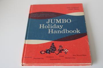catalog photo of 1960s Highlights jumbo book of holiday crafts, decorations & projects for all seasons & occasions 
