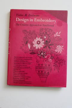 catalog photo of 1960s vintage needlework book embroidery design theory techniques for embroidered art