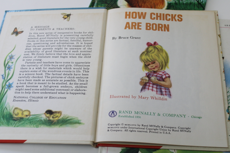 photo of 1960s vintage picture books lot spring bunnies & chicks, Golden book Home for a Bunny etc  #6