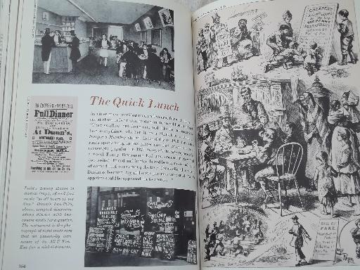 photo of 1964 American Heritage cookbook, illustrated history of eating and drinking #6