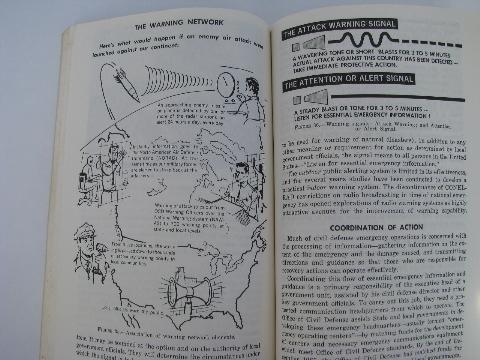 photo of 1966 Cold War vintage Civil Defense handbook, nuclear war survival, fallout shelters etc #2