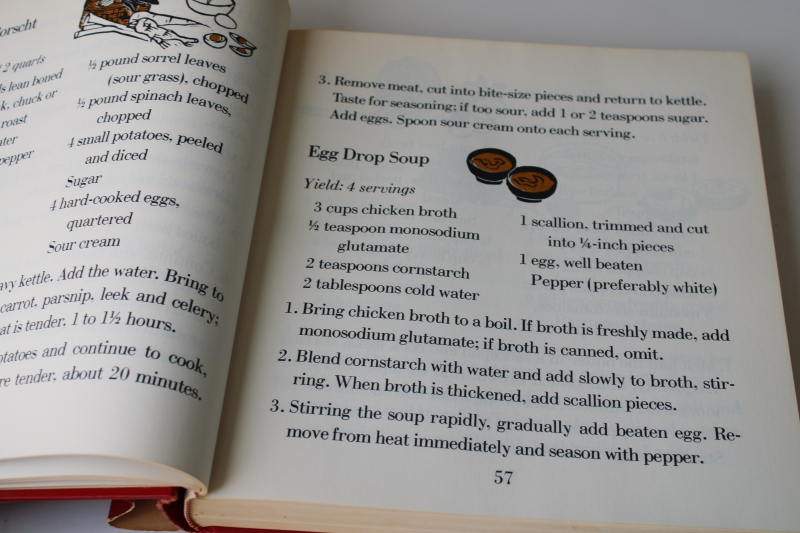 photo of 1968 vintage New York Times large type cook book, Jean Hewitt large print recipes  #4