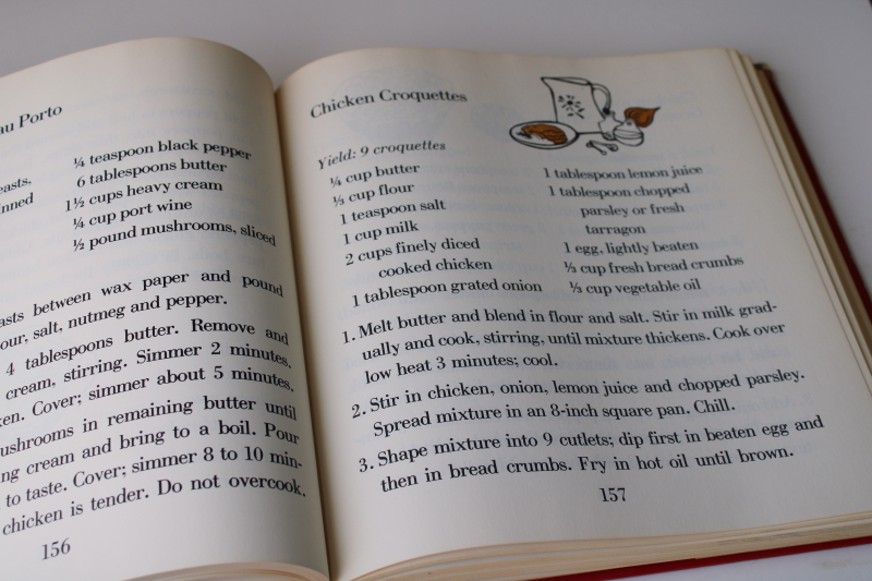 photo of 1968 vintage New York Times large type cook book, Jean Hewitt large print recipes  #5