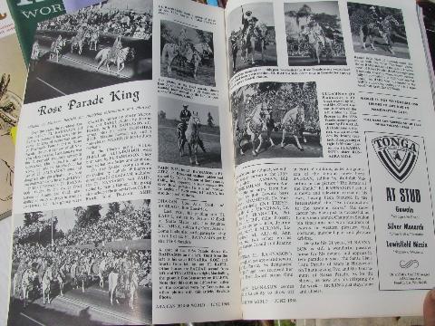 photo of 1969 full year of back issues Arabian Horse World magazines #4