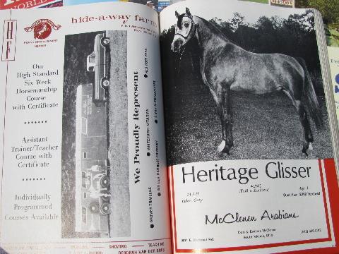 photo of 1970 full year of back issues Arabian Horse World magazines #4