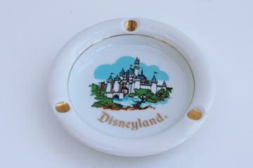 catalog photo of 1970s vintage Disneyland / Walt Disney World souvenir ashtray, Disney Productions Japan