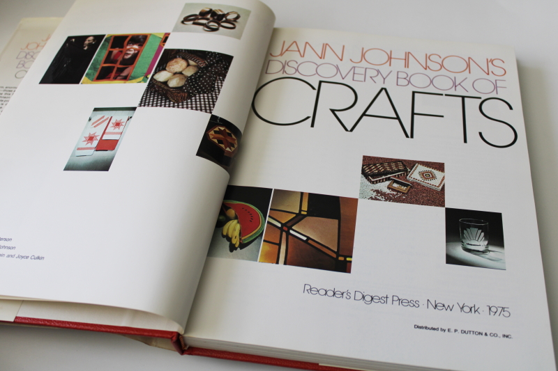 photo of 1970s vintage book of crafts techniques & projects, mod & hippie styles, retro! #2