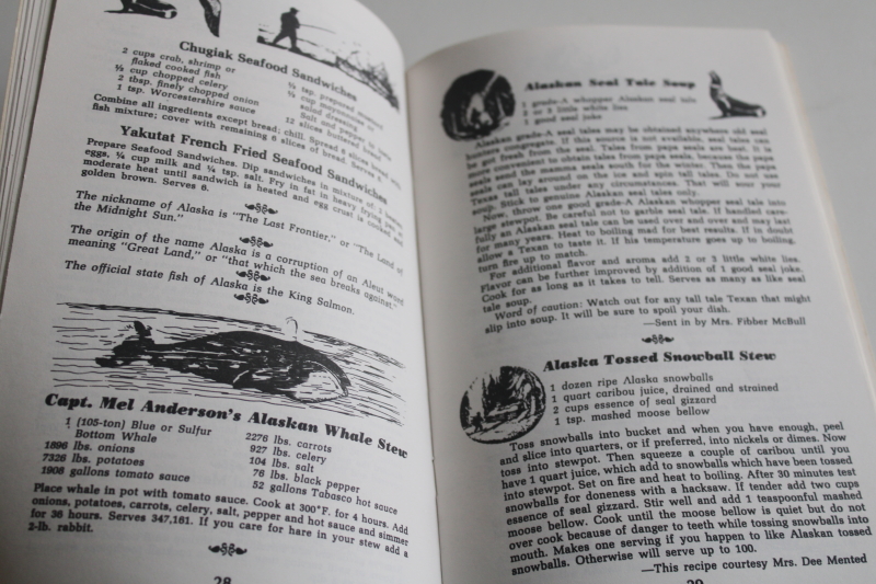 photo of 1970s vintage cookbook Alaska Sourdough Cookin, real recipes & jokes Alaskan style!  #5