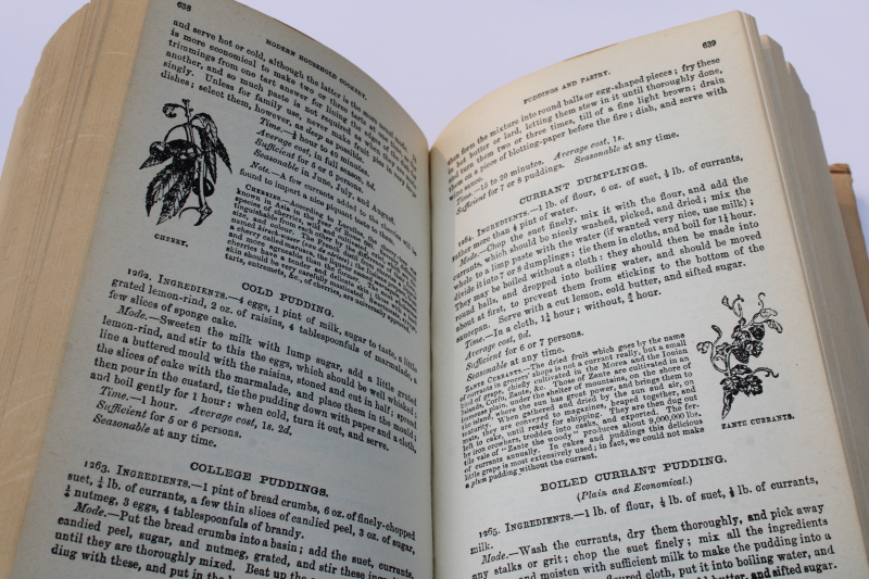photo of 1970s vintage reprint antique book Isabella Beaton 1860s household management & recipes  #5