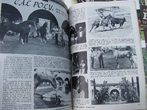 photo of 1974 full year of back issues Arabian Horse World magazines #4