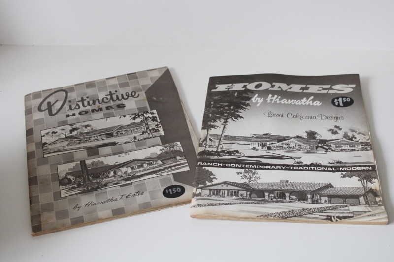 photo of 1974 vintage Hiawatha home building plans catalogs, California modern & ranch designs  #1