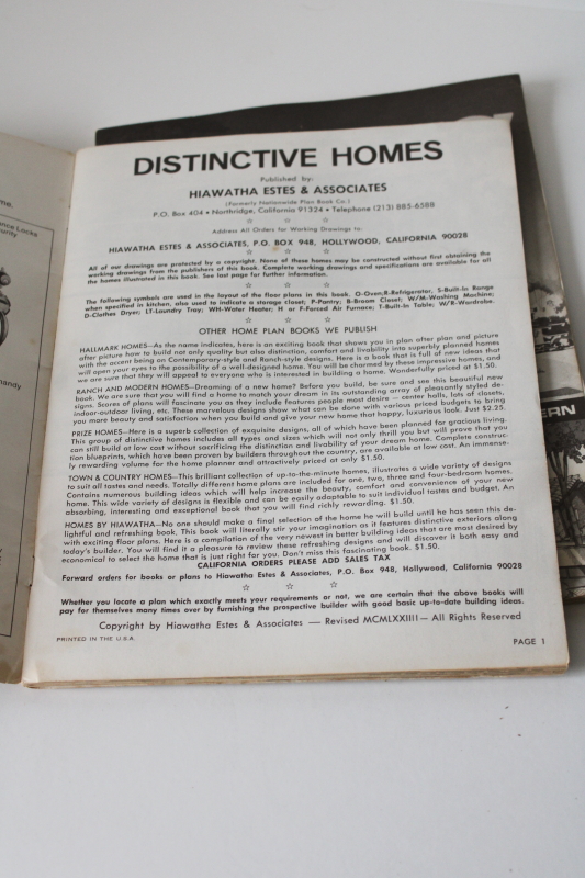 photo of 1974 vintage Hiawatha home building plans catalogs, California modern & ranch designs #4